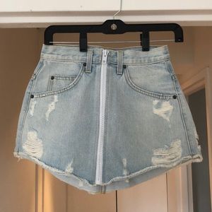 Carmar denim skirt